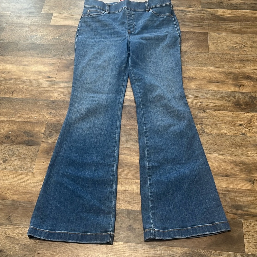 SPANX Blue Flare & Wide Leg Jeans